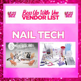 NAIL TECH, VENDOR LIST